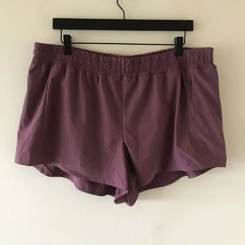 CALIA Women's Mid Rise Infinity Run Short, NWT, Mauve